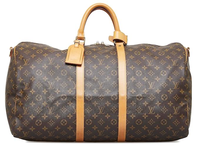 Borsa da viaggio Louis Vuitton Keepall 50 cm in pelle Epi nera e