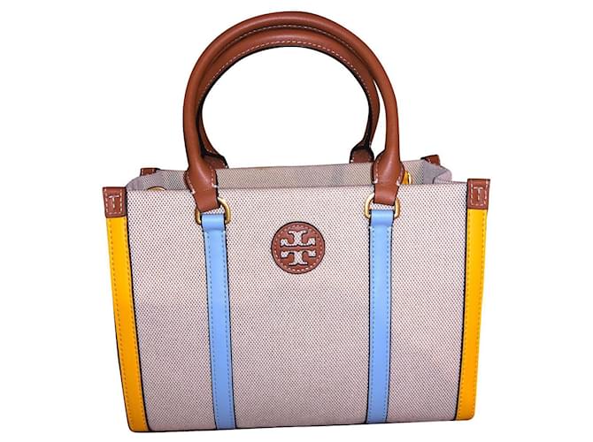 Tory Burch cabas Toile Beige  ref.977420