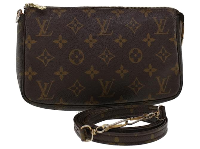 Louis Vuitton, Bags, Auth Louis Vuitton Pochette Monogram Hand Bag