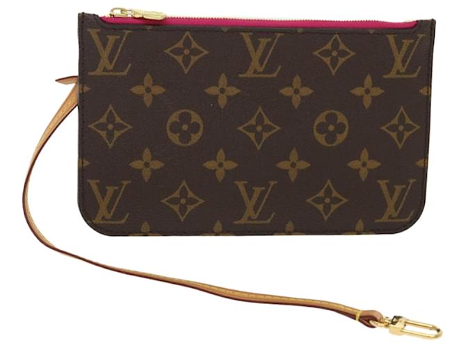 LOUIS VUITTON Monogram Neverfull PM Pouch LV Auth am4637 Cloth  ref.977448