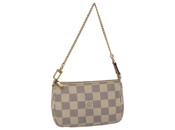 Pochette accessoires 2025 damier azur