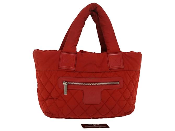 CHANEL Cocoko Koon PM Hand Bag Nylon Red CC Auth bs6489 ref.977519 - Joli  Closet
