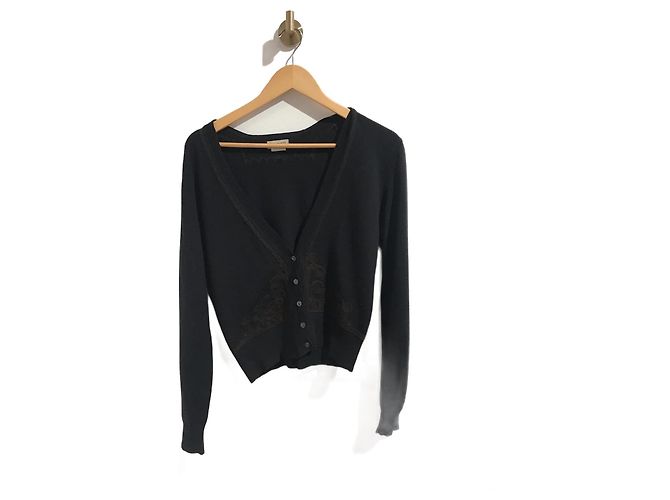 DRIES VAN NOTEN Strick T.International S Wolle Schwarz