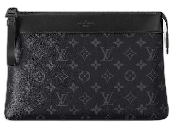 Louis Vuitton LV Soft Travel Pouch Black Cloth  ref.977574