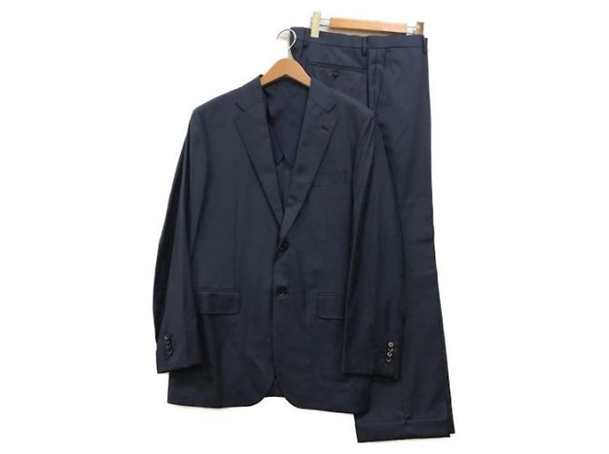 ***SHIPS  LORO PIANA 2B Setup Suit Navy blue