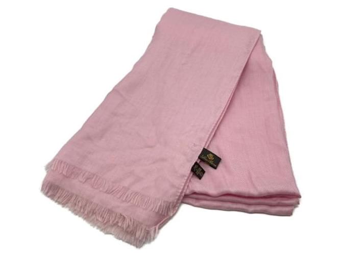 ***LORO PIANA  cashmere silk large stole Pink  ref.977605