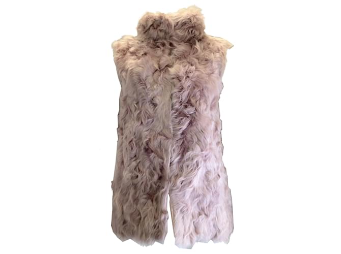 Autre Marque Pologeorgis Pink Lamb Fur Vest  ref.977657