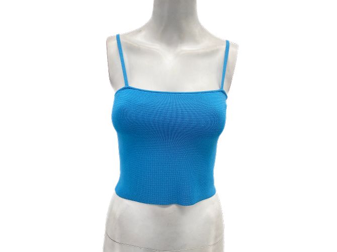 Autre Marque Henne tops T.UK 8 Viscose Bleu