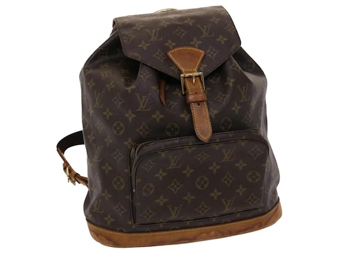 Louis Vuitton Montsouris Toile Marron  ref.977863