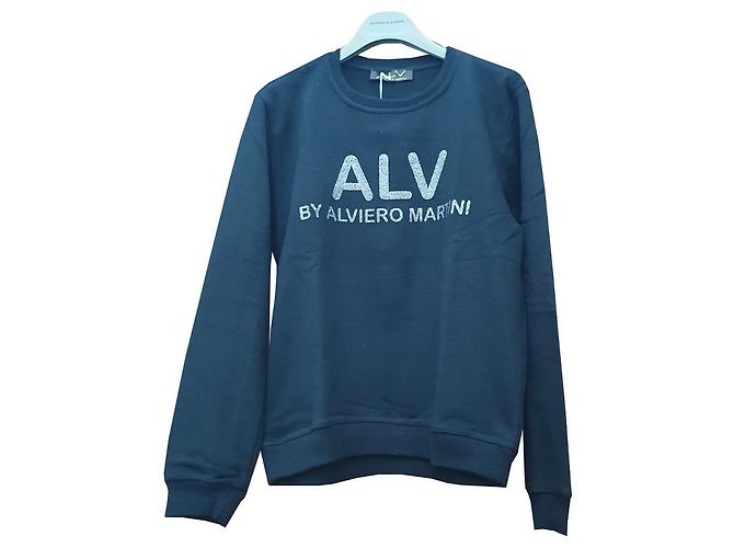 Autre Marque Unisex Sweatshirt aus Baumwolle Schwarz