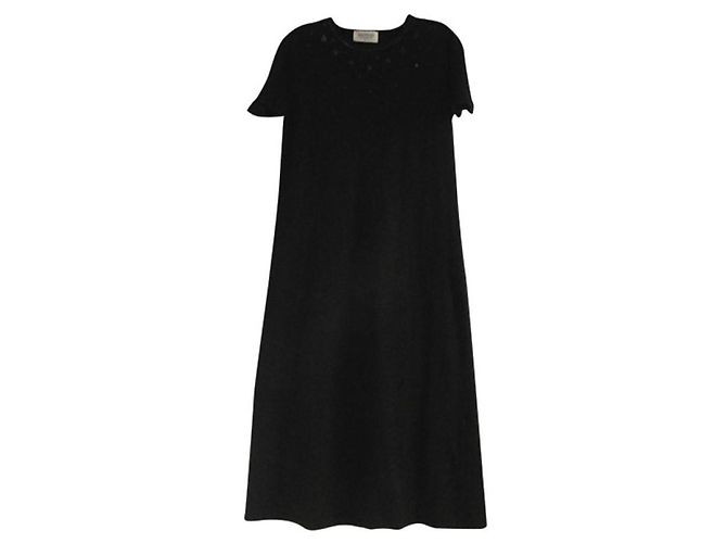 Robe Balmain ornée de sequins Noir