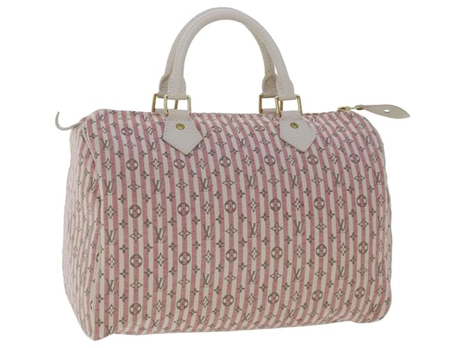 Louis Vuitton, Bags, Mini Lin Speedy 3