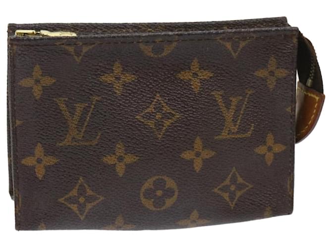 Authenticated Used Louis Vuitton Monogram Pochette Toilette 15 M47546 Clutch  Bag Ladies 