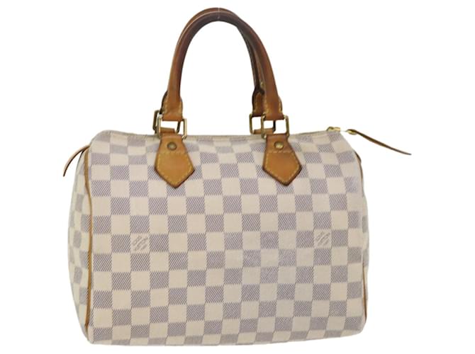 Louis Vuitton Damier Azur Speedy 25 Hand Bag N41534 LV Auth 46346  ref.978414