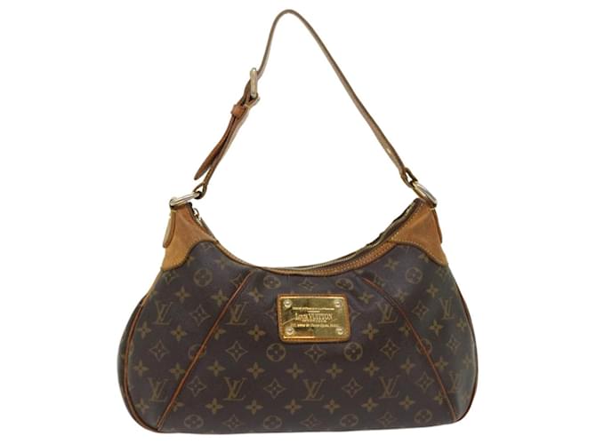 Louis Vuitton Thames Shoulder Bag GM Brown Canvas (Pre-Owned)