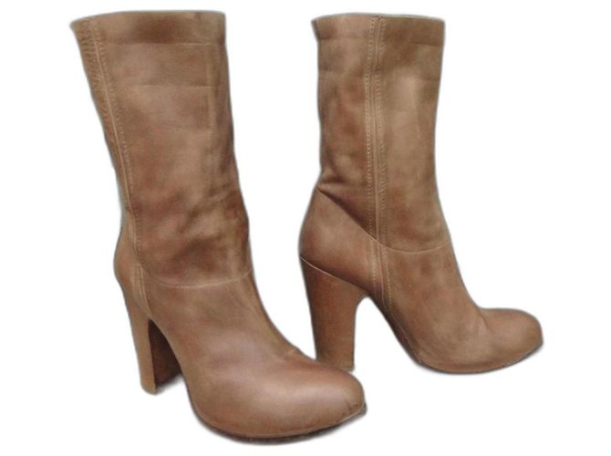 Sartore Lederstiefeletten beige 38,5 FR