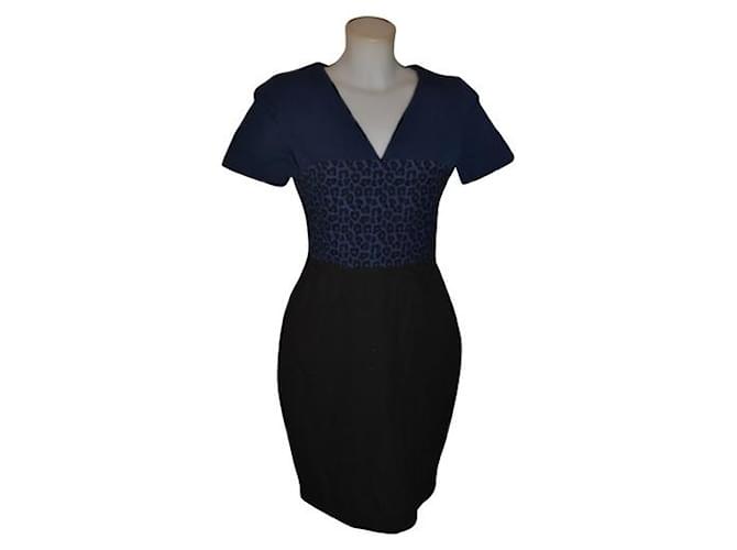 Roland Mouret Dresses Dark blue Synthetic Cotton  ref.978503