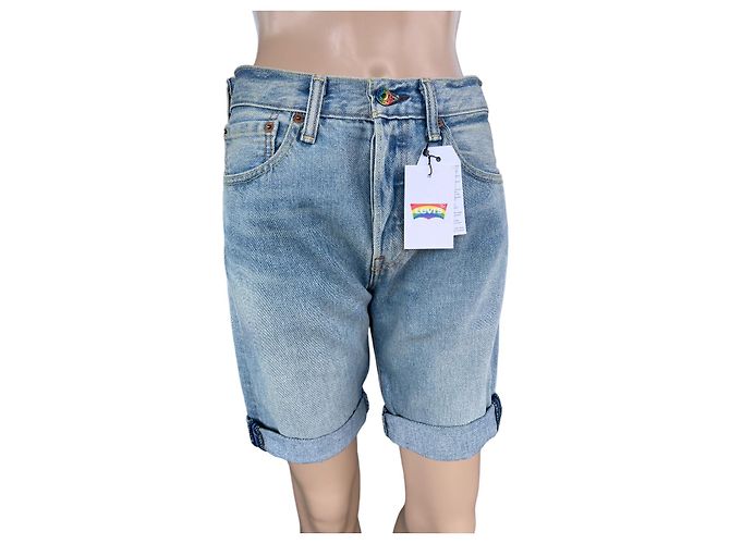 Levi's 501 '90s Damen Denim Shorts Blau