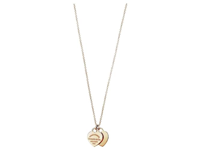 Tiffany & Co Return to Tiffany lined heart pendant in yellow gold, mini Golden  ref.978566