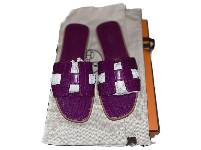 Hermès - alligatore Orano Viola scuro
