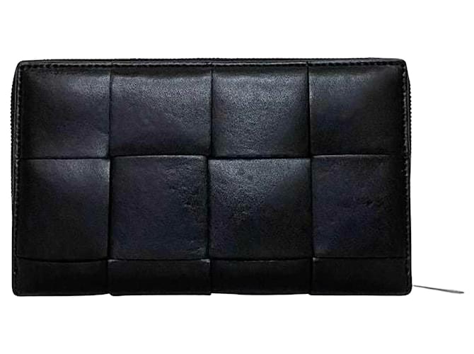 Bottega Veneta Intrecciato Black Leather  ref.978798