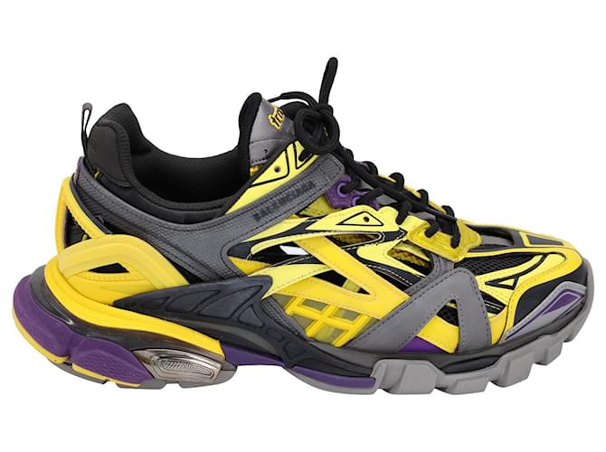 Balenciaga Track.2 Open Sneakers in Yellow Polyurethane Plastic  ref.979048