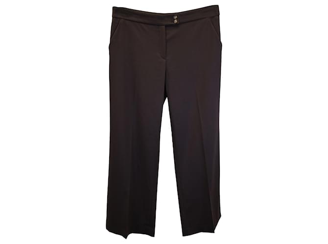 Etro Wide Leg Pants in Brown Polyamide  ref.979059
