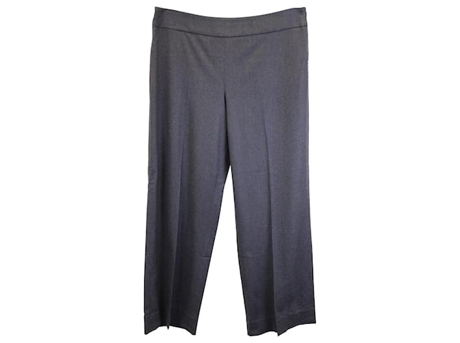 Giorgio Armani Straight Trousers in Grey Wool  ref.979153