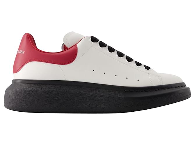 Alexander McQueen Black Oversize Sneakers With White Sole for Men