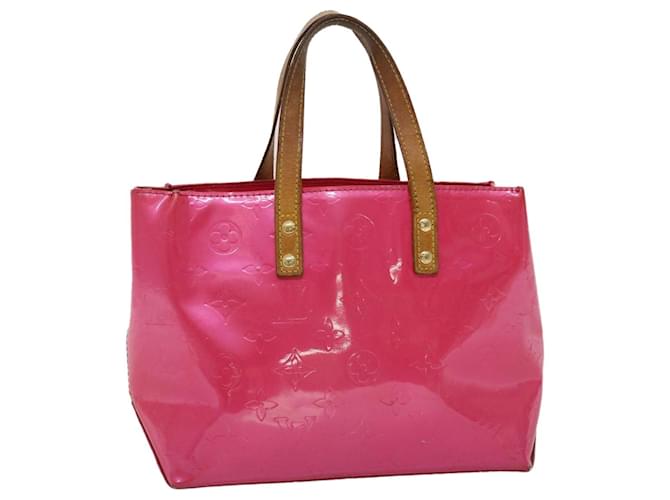 Louis Vuitton Red Monogram Vernis Reade mm Tote Bag