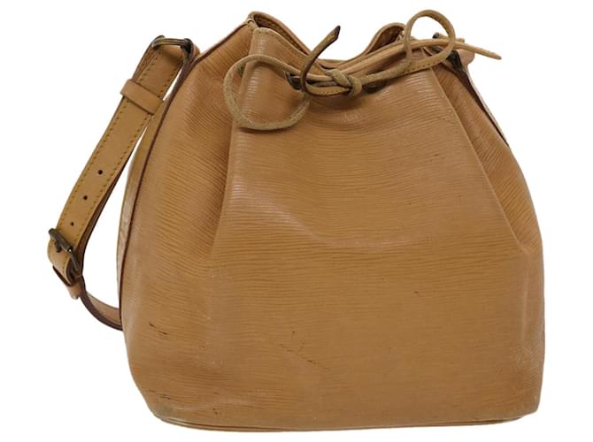 LOUIS VUITTON Epi Petit Noe Shoulder Bag Winnipeg Beige M44106 LV Auth 47036 Leather  ref.979438