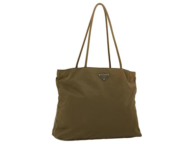 PRADA Shoulder Bag Nylon Khaki Auth yb244  ref.979451