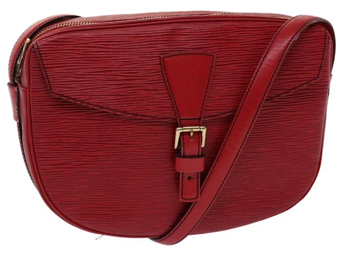 Louis Vuitton EPI June Feuille Shoulder Bag Red M52157 LV Auth 36897