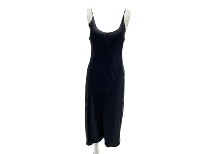 T BY ALEXANDER WANG  Dresses T.0-5 2 silk Black  ref.979614