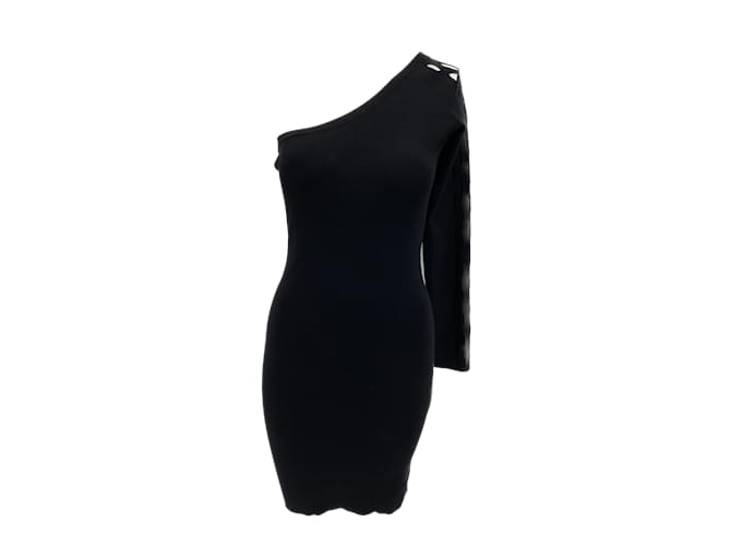 JUST CAVALLI  Dresses T.International S Cotton Black  ref.979620
