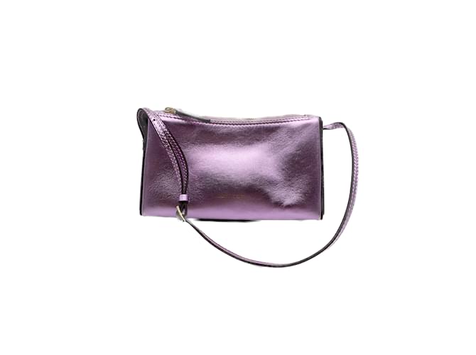 Autre Marque MANU ATELIER  Handbags T.  Leather Pink  ref.979635