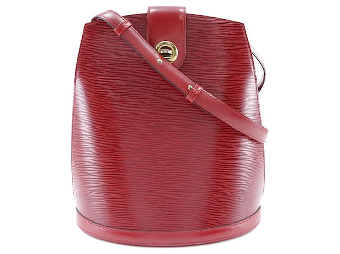 Louis Vuitton Cluny Roja Cuero  ref.979659