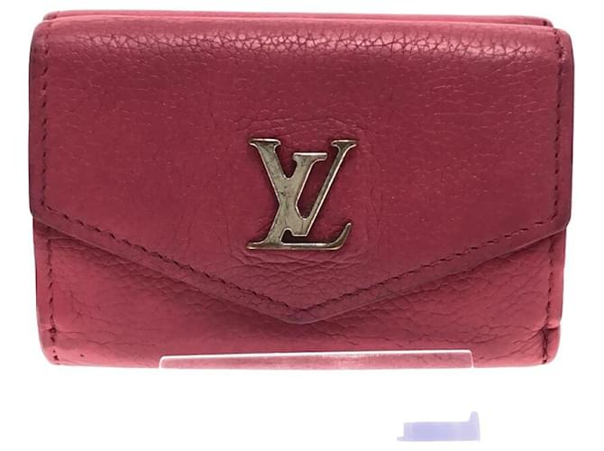 Louis Vuitton Lockme Red Leather ref.979692 - Joli Closet