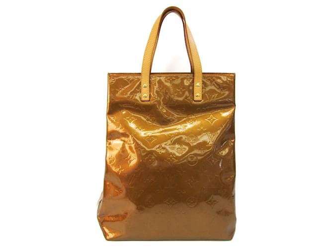 Louis Vuitton Small Bronze Monogram Vernis Copper Reade PM Tote