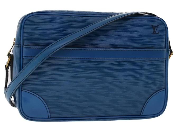 LOUIS VUITTON Epi Trocadero 27 Shoulder Bag Blue M52315 LV Auth 46950 Leather  ref.980191