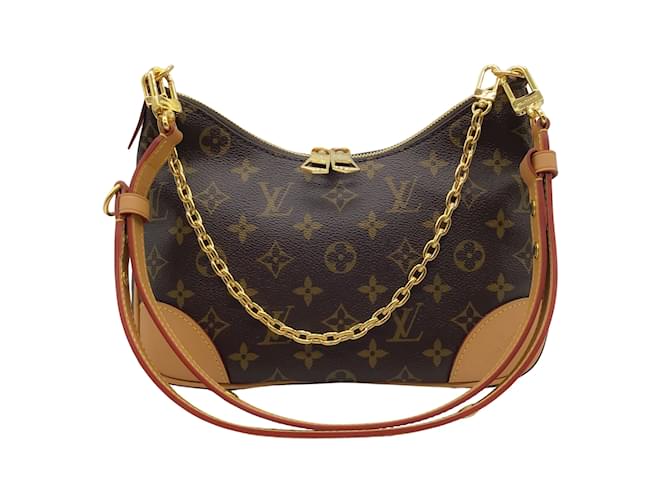 Louis Vuitton Monogram Bologne Shoulder Bag Brown Leather ref