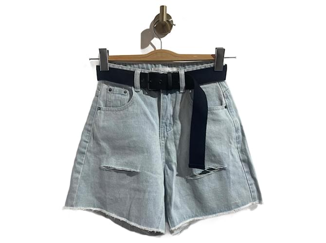Autre Marque THE FRANKIE SHOP  Shorts T.International XS Cotton Blue  ref.980305