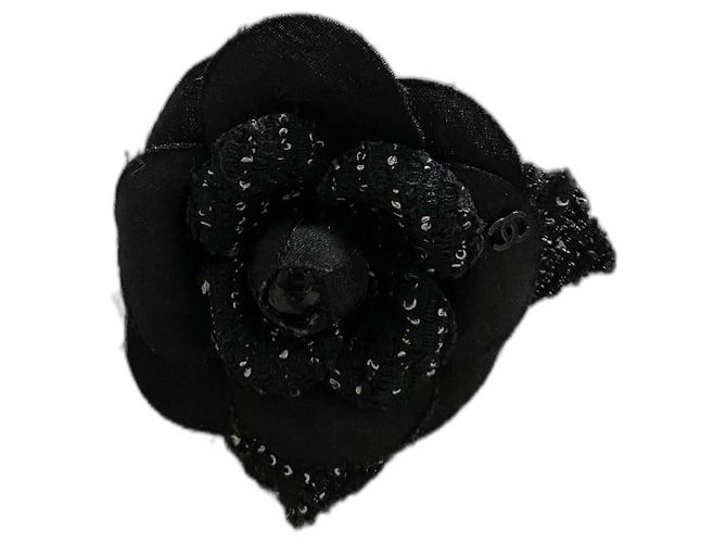 Cambon Chanel Camélia Noir