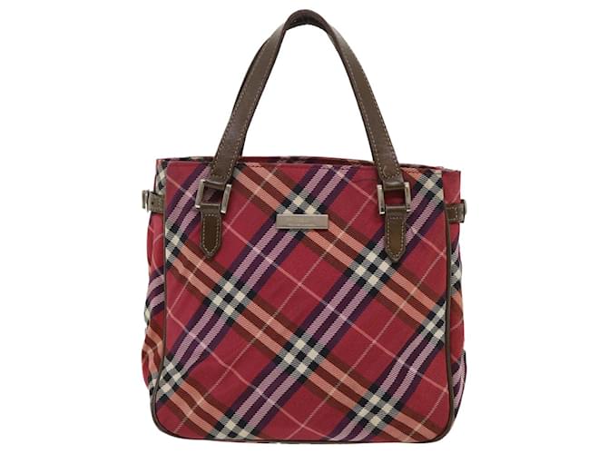 Burberry Nova Check Red Synthetic  ref.980622