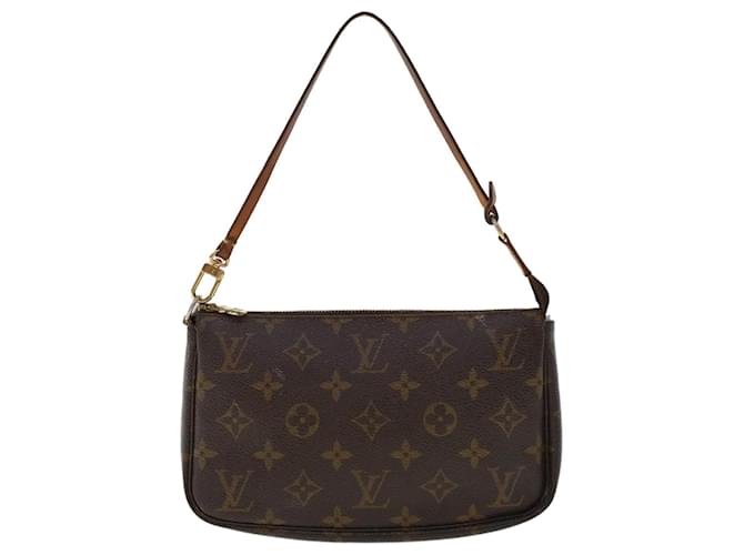 Zippy Louis Vuitton Pochette Accessoires Brown Cloth  ref.980702