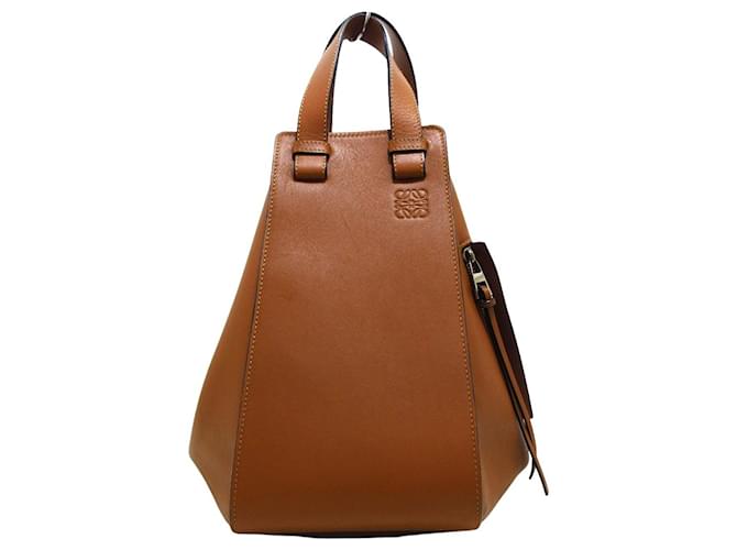 Loewe Calfskin Small Hammock Shoulder Bag Tan