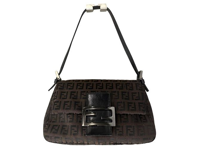Borsa a tracolla Fendi Mamma Baguette mini Multicolore