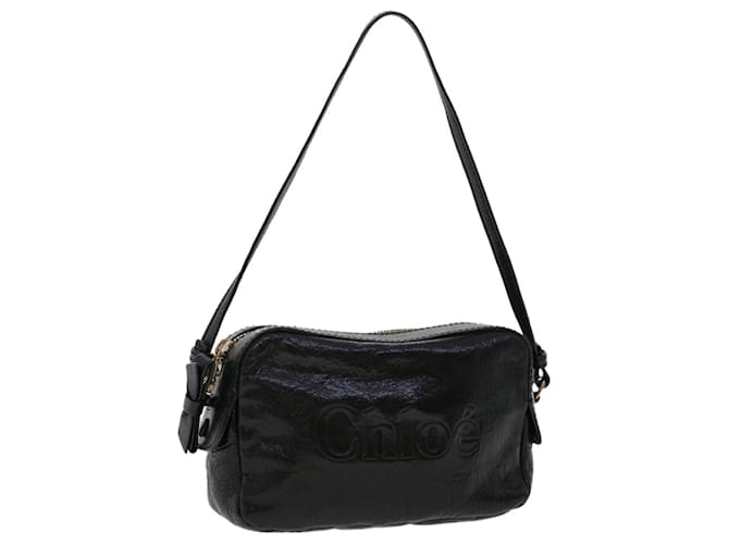 Chloé Chloe Shoulder Bag Leather Black 03-12-51-65-5955 Auth yk7634  ref.980883