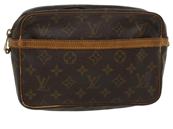Louis Vuitton Monogram Compiegne 23 Clutch Bag M51847 LV Auth 46823 Cloth  ref.980895