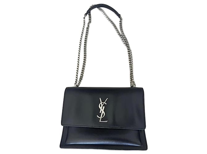 Saint Laurent Large Sunset Leather Bag